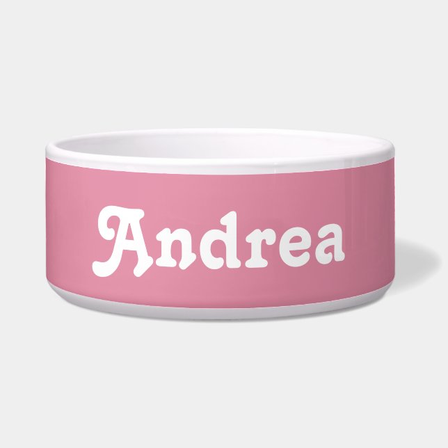Dog Bowl Andrea (Front)