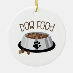Dog Bowl Ceramic Tree Decoration
