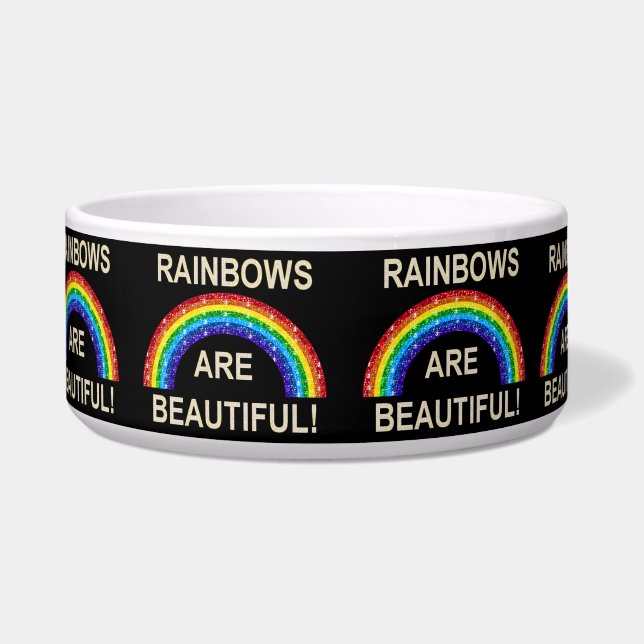Dog Bowl Rainbows Are Beautiful (Front)