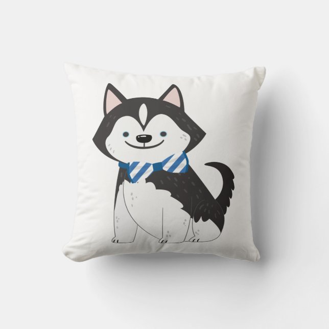 Dog Bowtie Pillow (Front)
