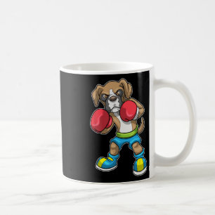 Dog Boxer Boxing Gloves Boxing For Men Women Girls Coffee Mug