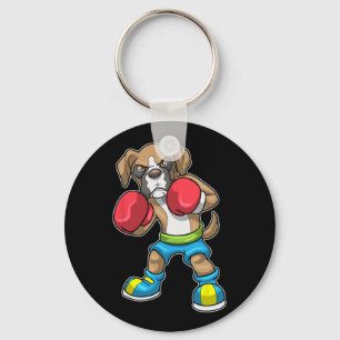 Dog Boxer Boxing Gloves Boxing For Men Women Girls Key Ring
