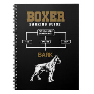 Dog Boxer Guide ic paw Notebook