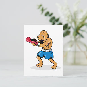 Dog Boxing Invitations