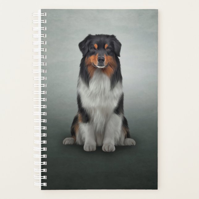 Dog breed Australian Shepherd Planner (Front)