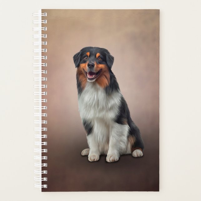 Dog breed Australian Shepherd Planner (Front)