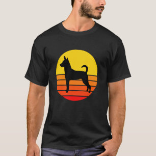 Dog Breed Decker Rat Terrier Dog Retro Vintage T-Shirt