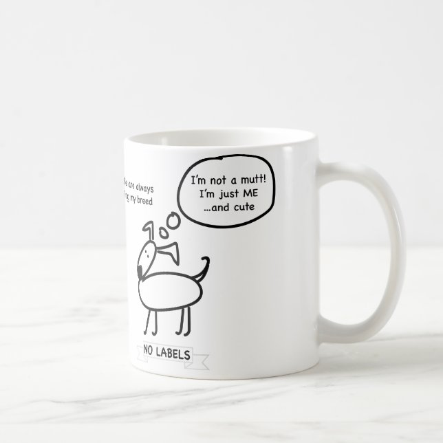 Dog breeds - mutt mug (Right)