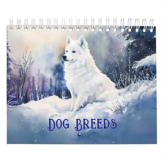 Dog Breeds - Small Calendar (Cover)