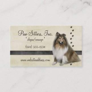 Dog Business Card :: Collie