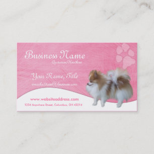 Dog Business Cards :: Pomeranian