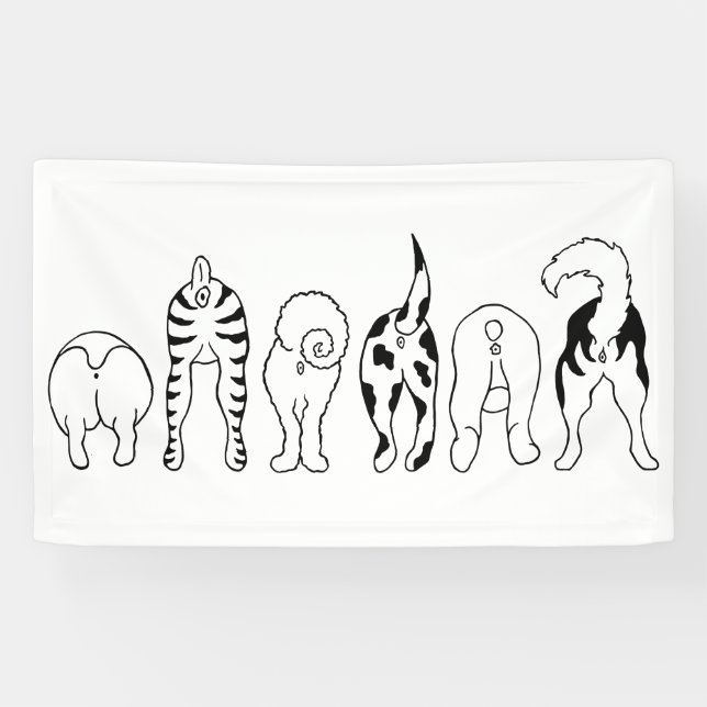 Dog Butts Banner (Horizontal)