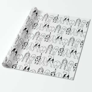 Dog Butts Pattern Wrapping Paper