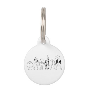 Dog Butts Pet Tag