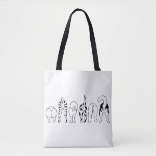 Dog Butts Tote Bag
