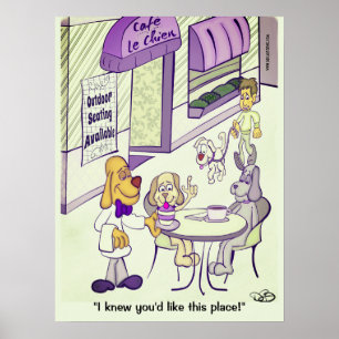 Dog Cafe Poster