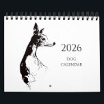 DOG calendar<br><div class="desc">Colourful monthly wall Dog calendar for 2026,   Beautiful paintings,  flowers and doggies.</div>
