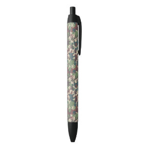 Dog Camouflage Pattern Black Ink Pen