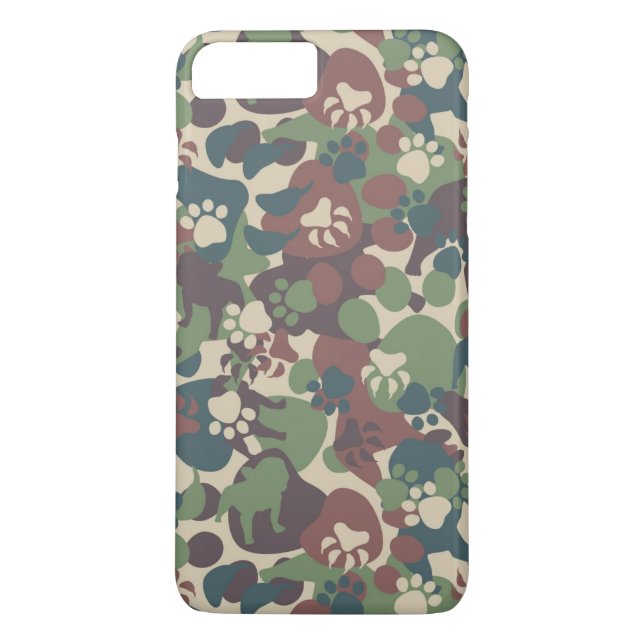Dog Camouflage Pattern Case-Mate iPhone Case (Back)