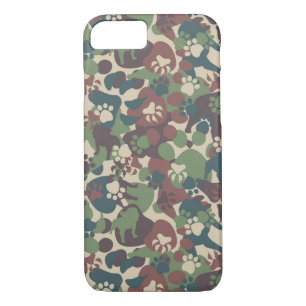 Dog Camouflage Pattern iPhone 8/7 Case