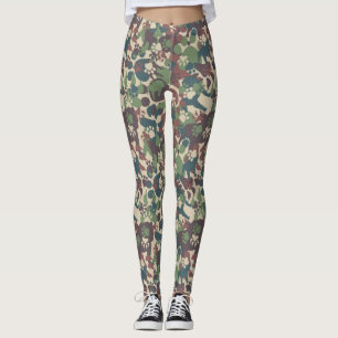 Dog Camouflage Pattern Leggings