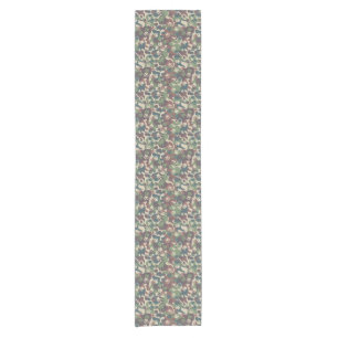 Dog Camouflage Pattern Short Table Runner