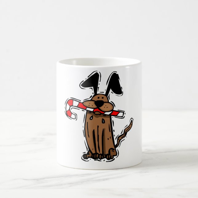 Dog Candy Cane Mug (Center)