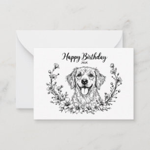 Dog card for mum.