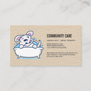 Dog Care   Dog Wash Business Card