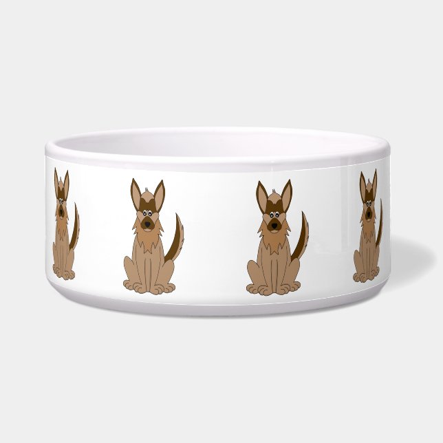 Dog Cartoon Amazing German Shepherd (Front)