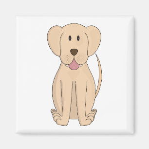 Dog Cartoon Amazing Labrador Retriever Magnet