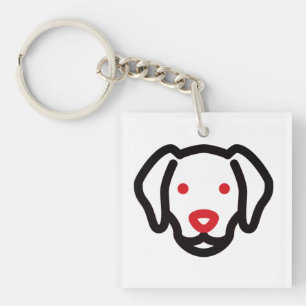 Dog, Cartoon Dog, Cartoon Animal Key Ring