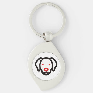 Dog, Cartoon Dog, Cartoon Animal Key Ring