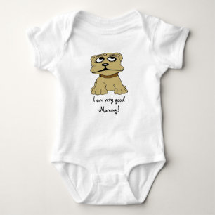 Dog Cartoon Infant I am very good Mummy Tee