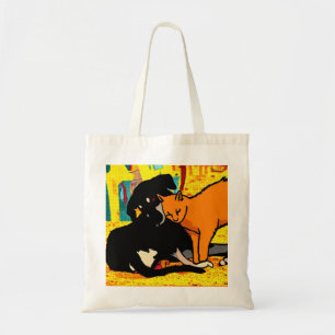 Dog, Cat, Animals Tote Bag