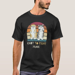 Dog & Cat Apparel Ready To Fight Huan  7 T-Shirt