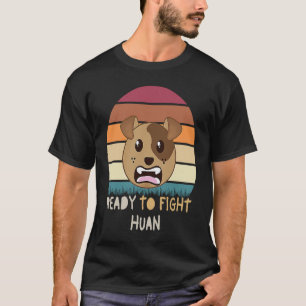 Dog & Cat Apparel  Ready To Fight Huan  9 T-Shirt
