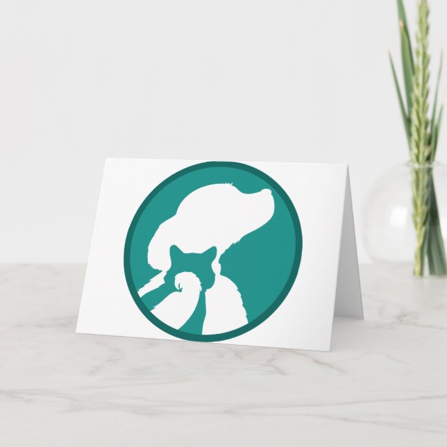 Dog Cat Bird Card (Front)