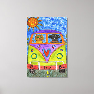 Dog & Cat Canvas 24"x 36"