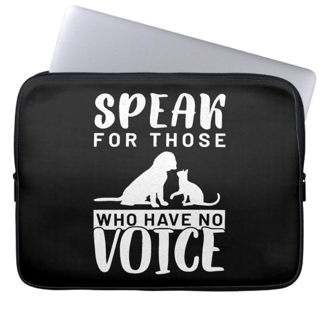 Dog Cat   Laptop Sleeve (Front)