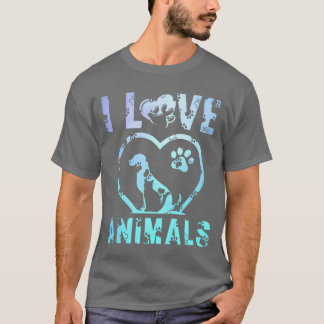 Dog Cat Mother Animal Lover friends T-Shirt