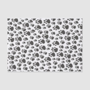 Dog Cat Paw print Animal lover Cute Tissue Paper