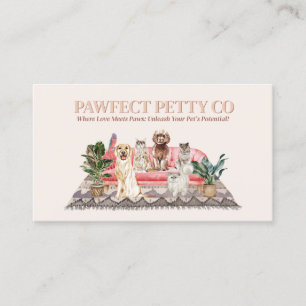 Dog Cat Pet Boutique Retail Shop Business Card