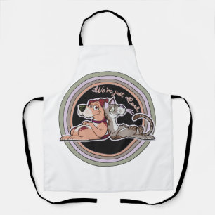 Dog Cat Relationship Apron