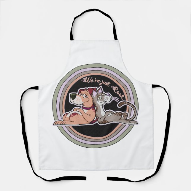 Dog Cat Relationship Apron (Front)