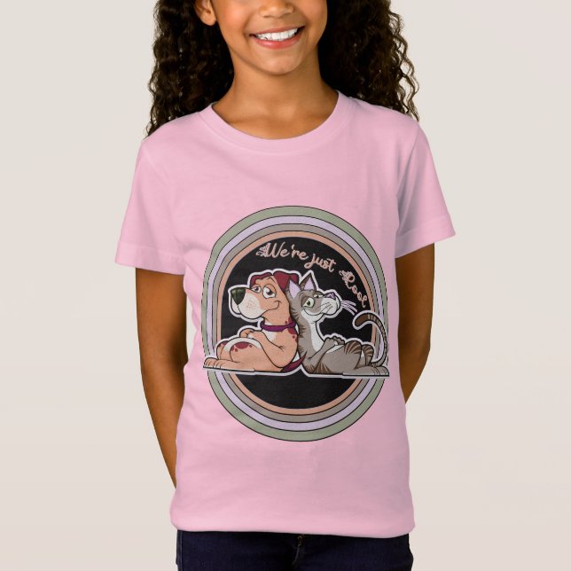 Dog Cat Relationship T-Shirt (Front)