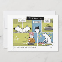 Dog Cat Thanksgiving Caper