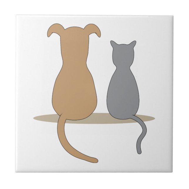 Dog & Cat Tile (Front)