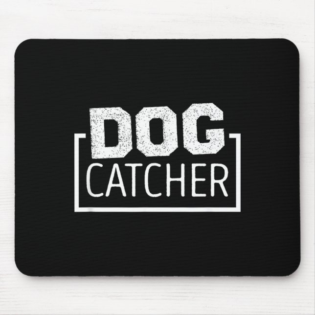 Dog Catcher Halloween Costume Mouse Mat (Front)