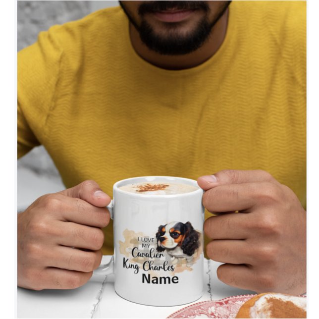 Dog Cavalier King Charles Coffee Mug, Cup (Cavalier King Charles Dog Pet Mug)
